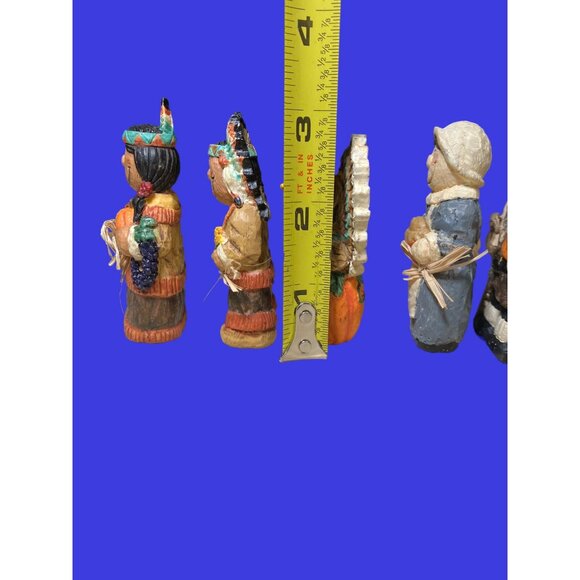 Thanksgiving Figures Set of 5 Table Top Decor - Picture 8 of 8